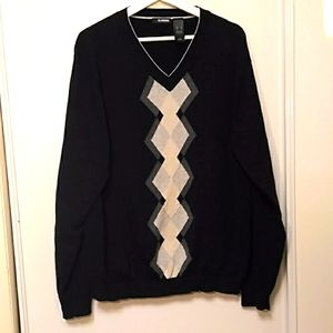 Men's argyle sweater